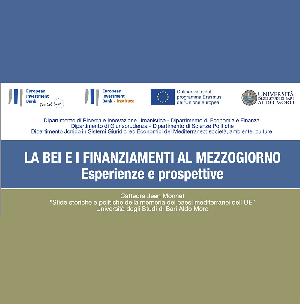 Seminario:  I finanziamenti BEI. Il caso dell’Alta Velocità Napoli-Bari